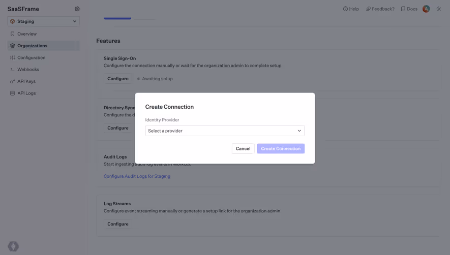 WorkOS Single Sign-On Setup