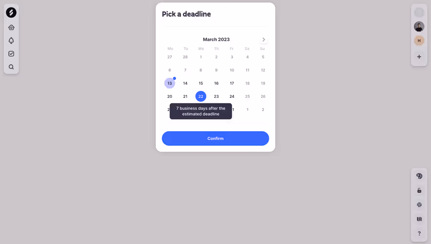 Logbook Pick A Deadline