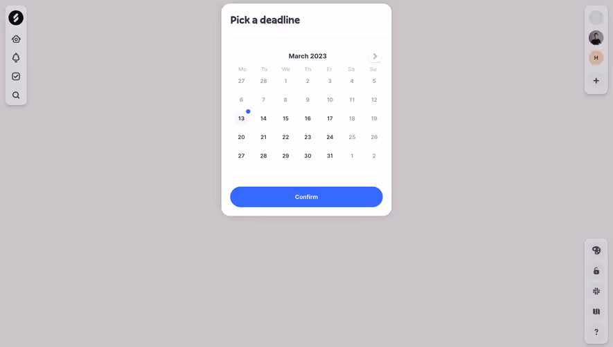 Logbook Pick A Deadline