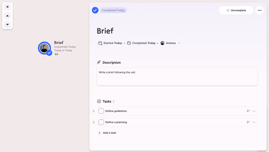 Logbook Step Completed
