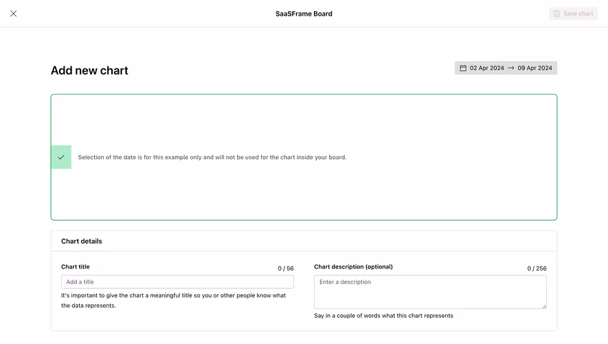 Checkout.com Add Chart To Board