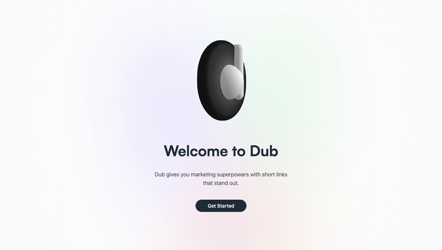 Dub Welcome Screen
