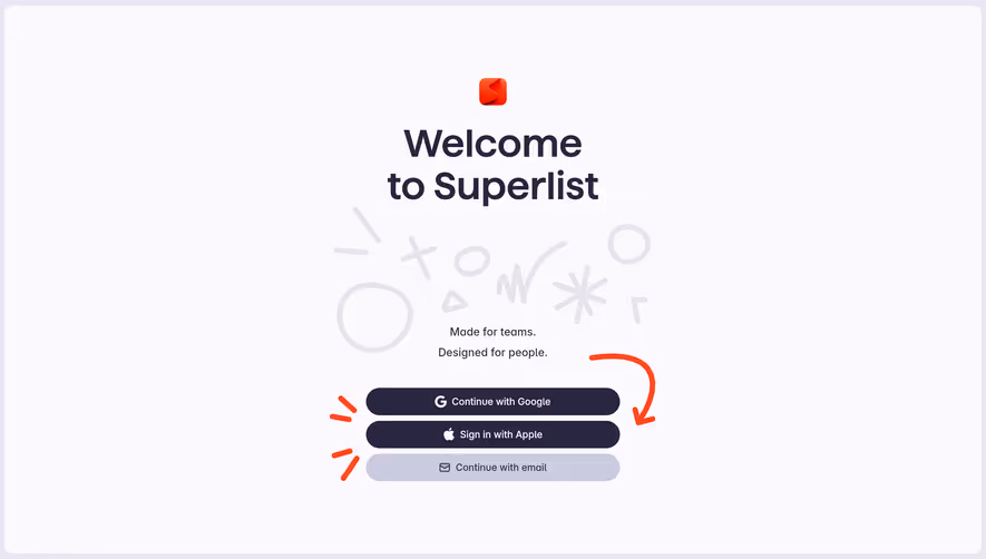 Superlist Signup