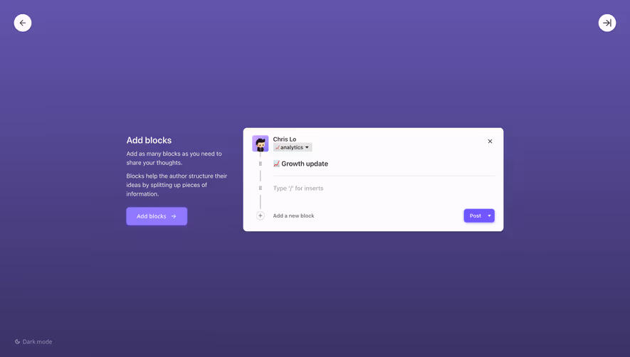 Threads Product Tour