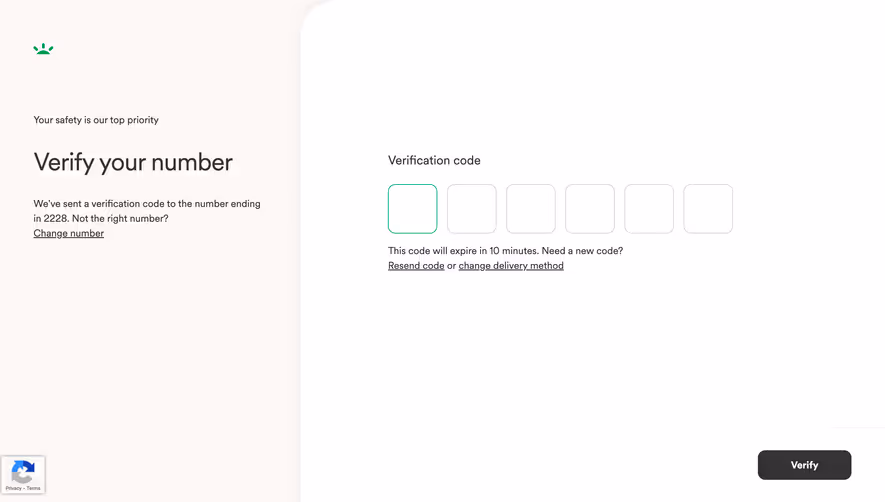 GoFundMe Multi-Factor Authentication Challenge