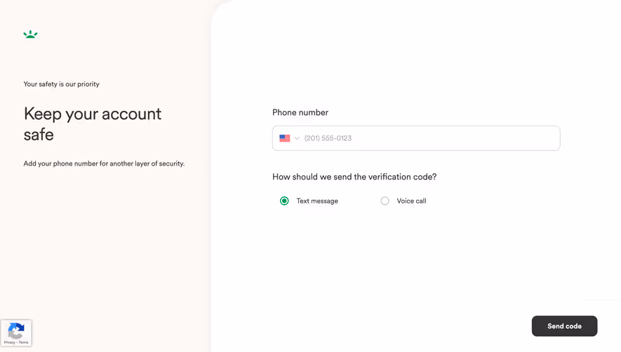 GoFundMe Multi-Factor Authentication Setup
