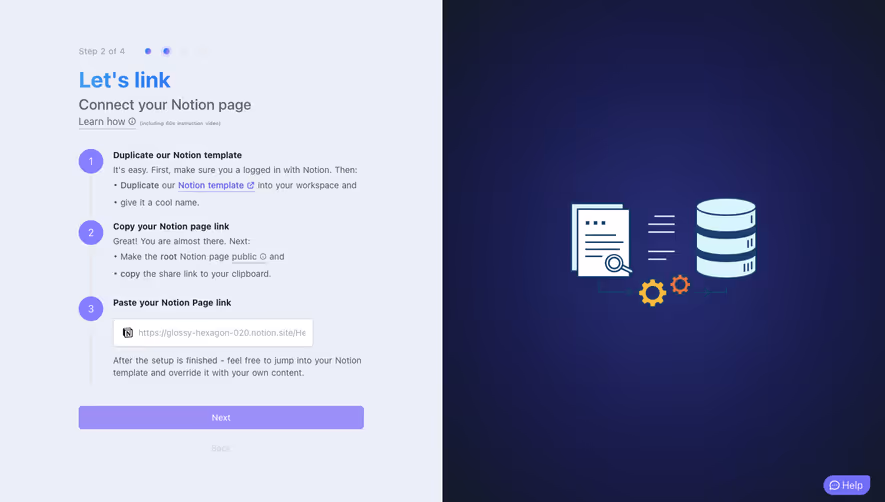 Help Kit Account Setup