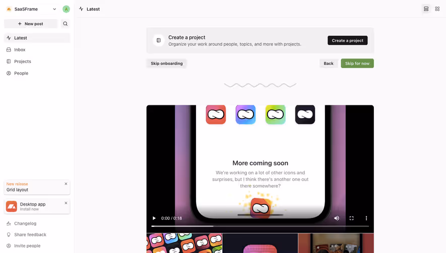 Campsite User Onboarding