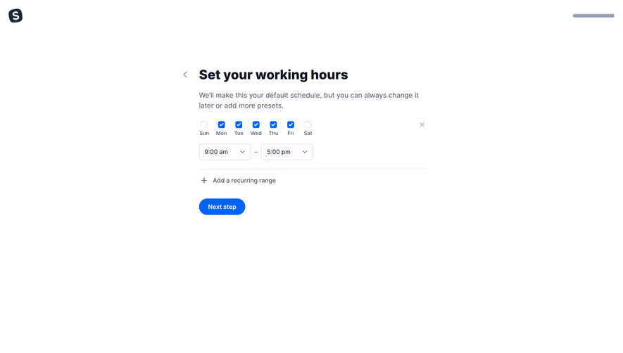 SavvyCal Account Setup