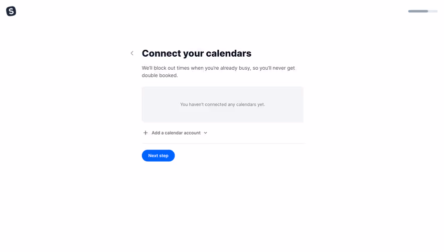 SavvyCal Account Setup