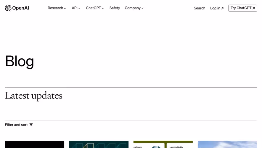 OpenAI Blog Feed