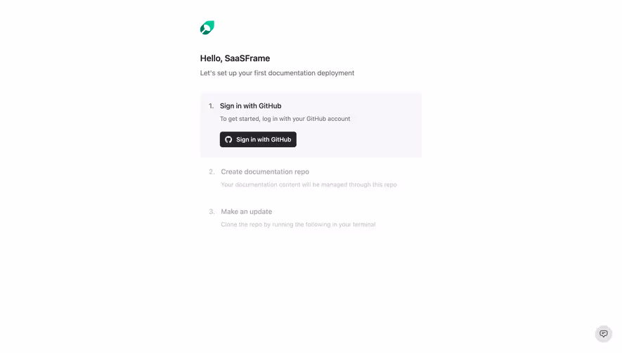 Mintlify Login to Github