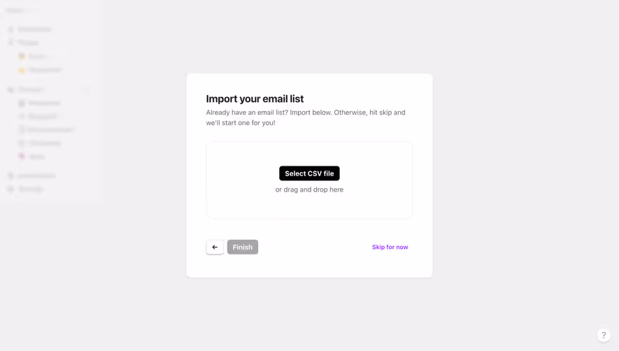 Audienceful Import Email List