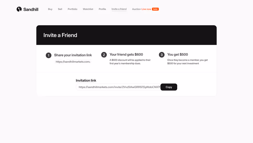 Sandhill Markets Invite a Friend