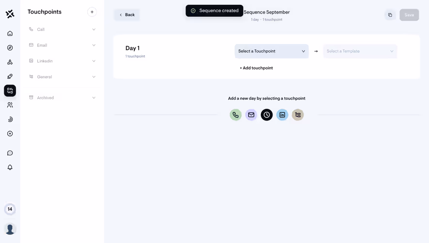 Sellx Create A Sequence