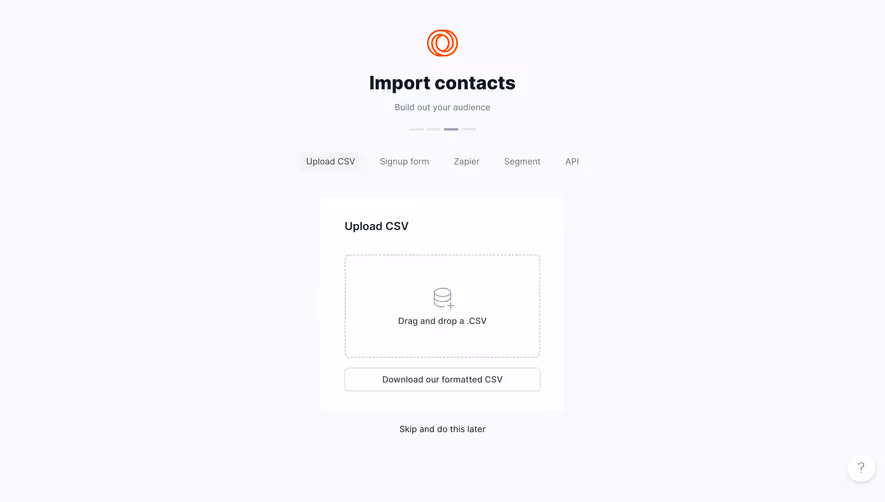 Loops Upload Contacts CSV