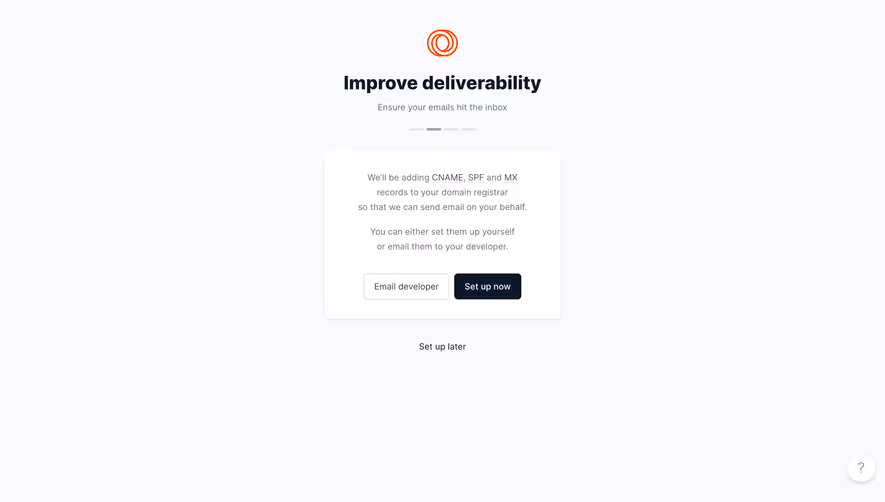 Loops Improve Deliverability Setup
