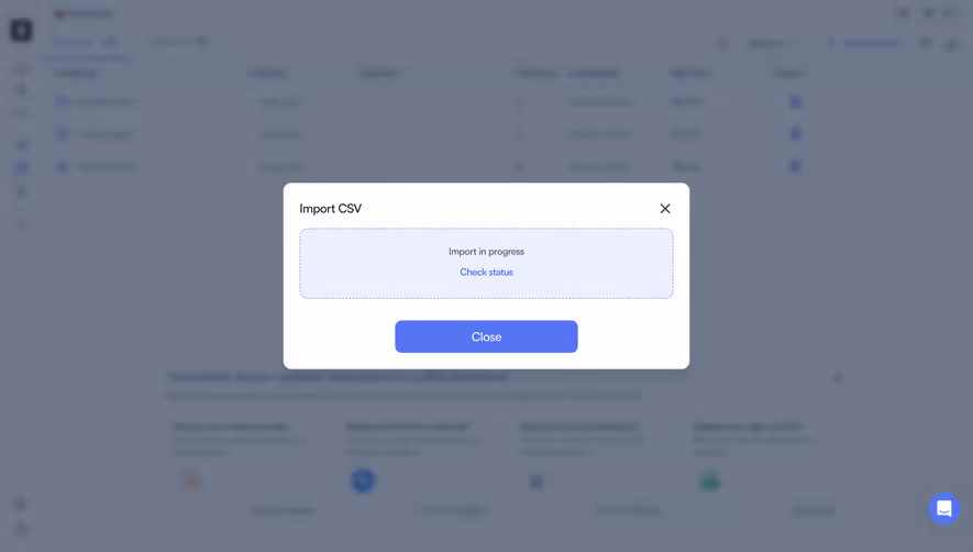 Zeda.io Import Contact CSV
