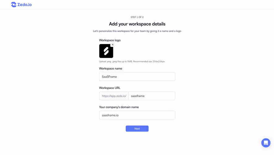 Zeda.io Account Setup