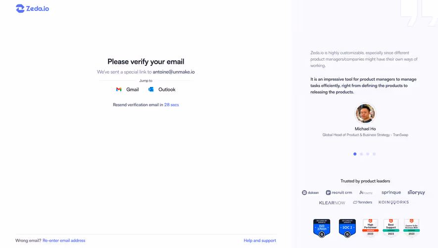 Zeda.io Verification