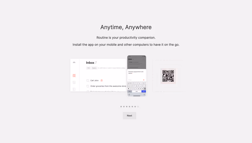 Routine User Onboarding