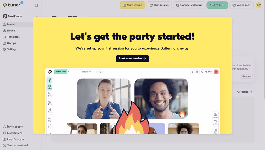 Butter User Onboarding