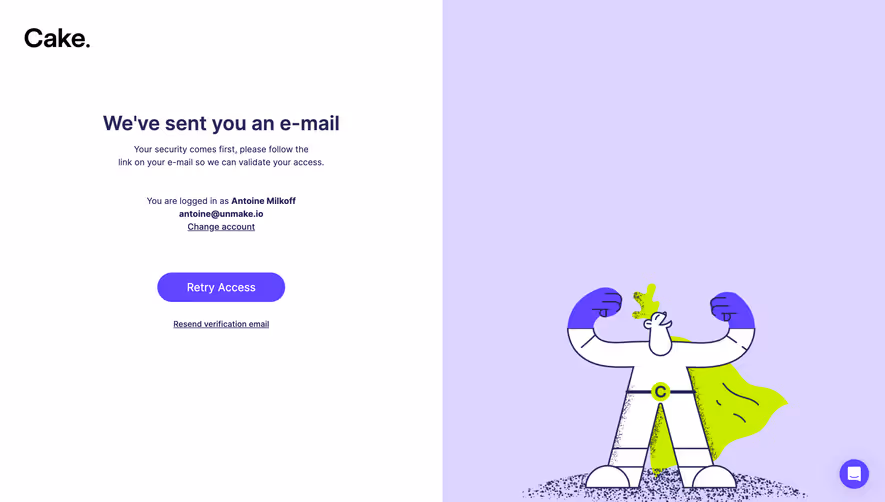 Cake Equity Verification