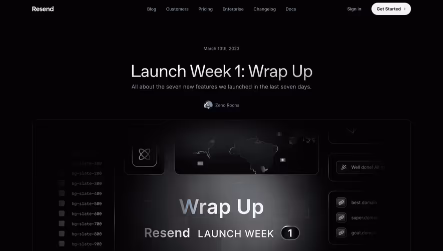 Resend Blog Template