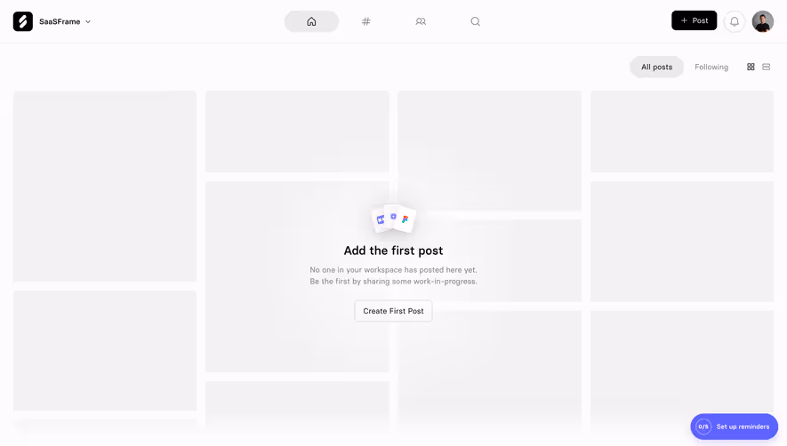 Current Welcome Screen