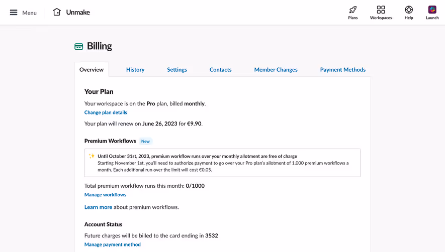 Slack Billing Overview