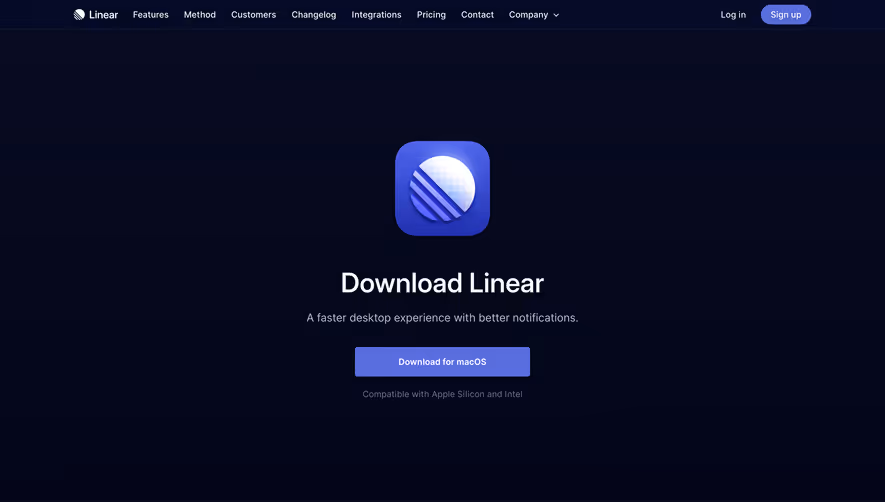 Linear Download Page