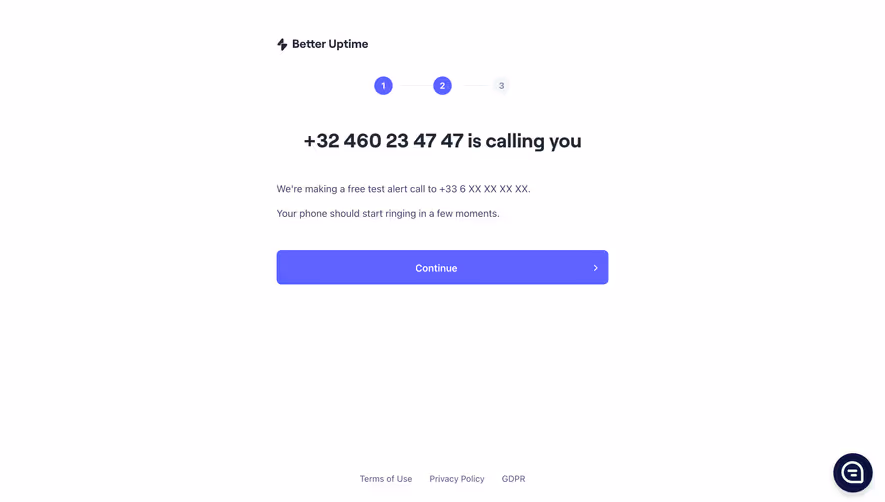 Better Stack etter Uptime Account Setup