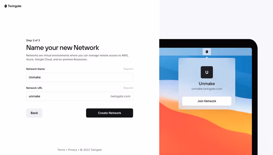Twingate Account Setup