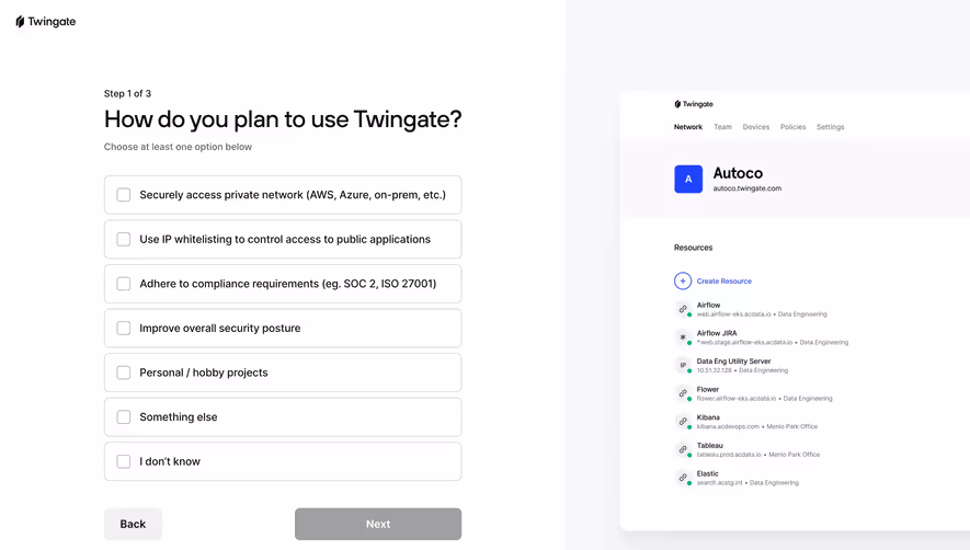 Twingate Account Setup