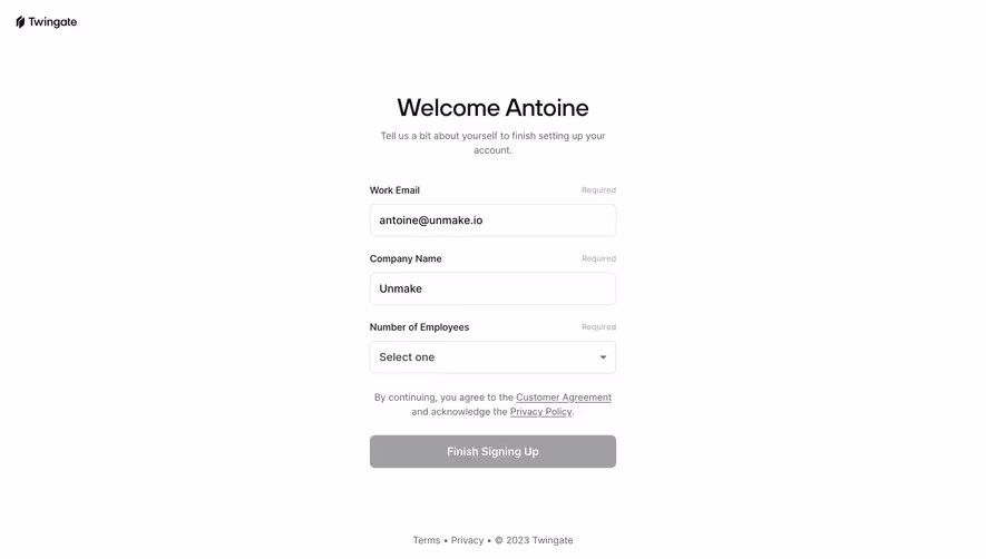Twingate Account Setup
