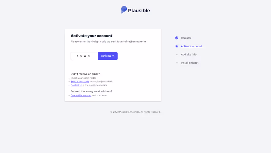 Plausible Analytics Verification