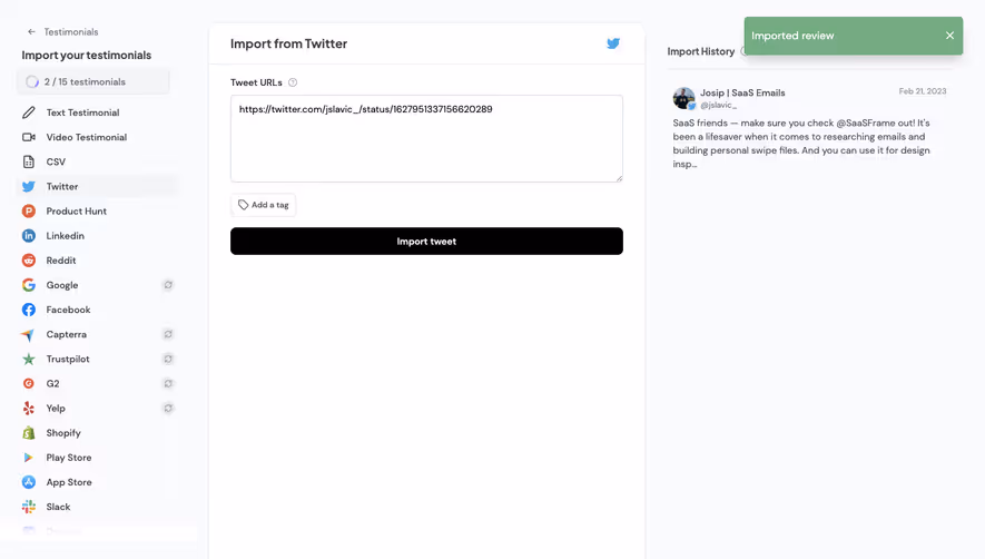 Senja Imported From Twitter