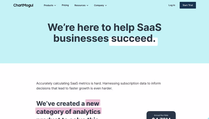 ChartMogul About Page