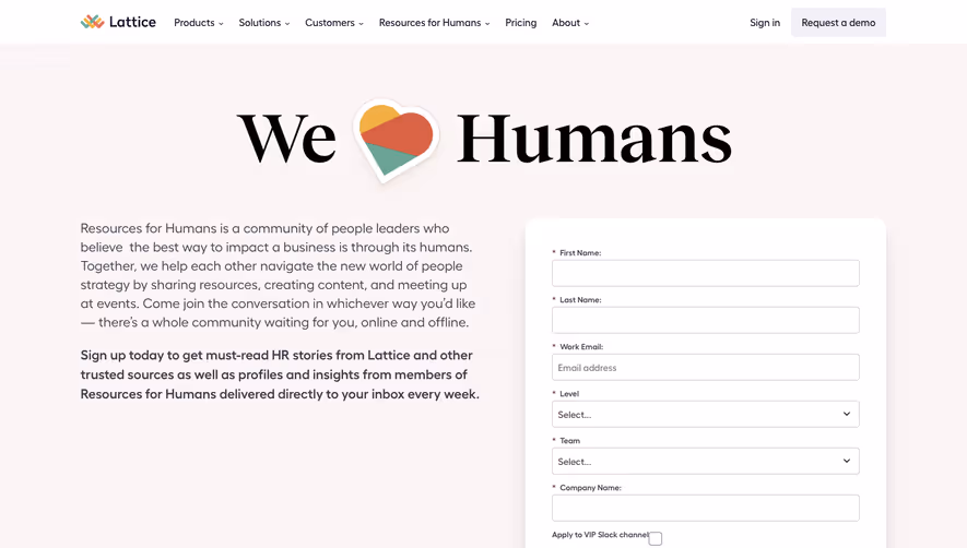 Lattice Newsletter Page