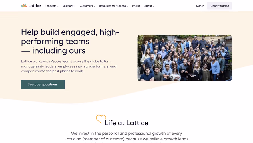 Lattice Careers Page