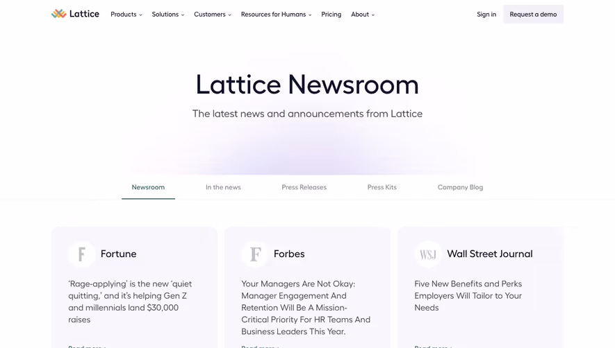 Lattice Press Page