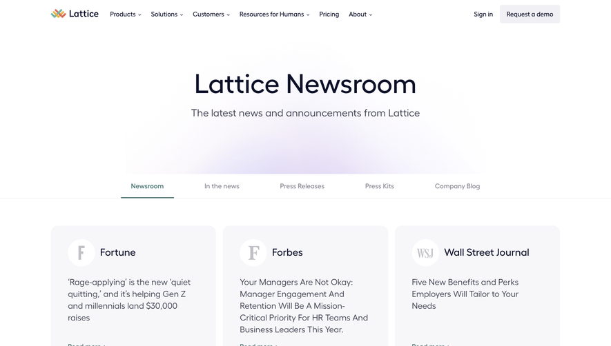 Lattice Press Page