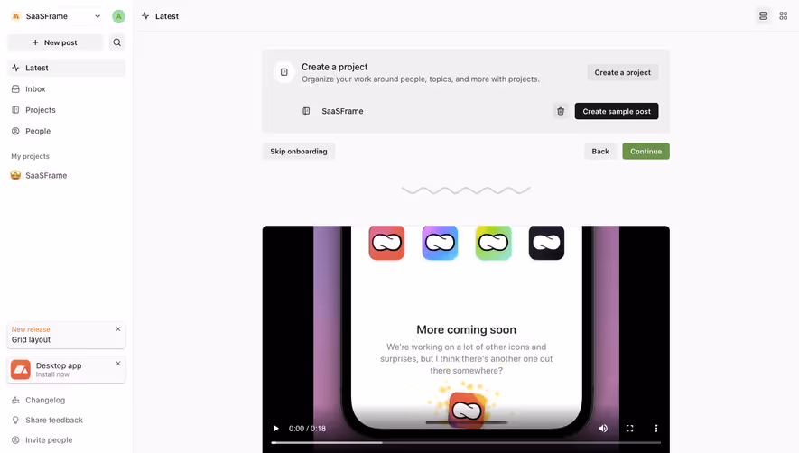 Campsite User Onboarding