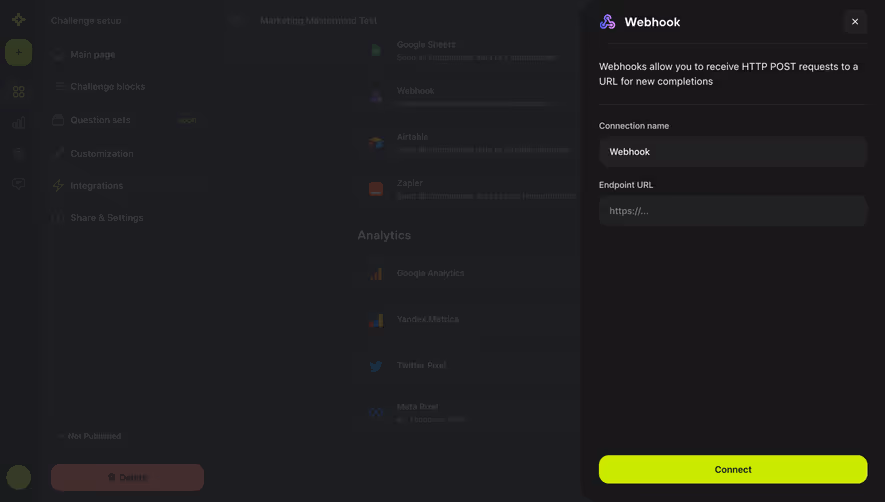 Meiro Connect Webhook