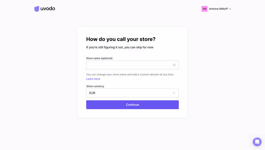 Uvodo Uvodo Account Setup