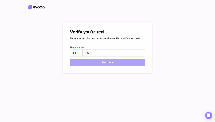 Uvodo Uvodo Phone Verification