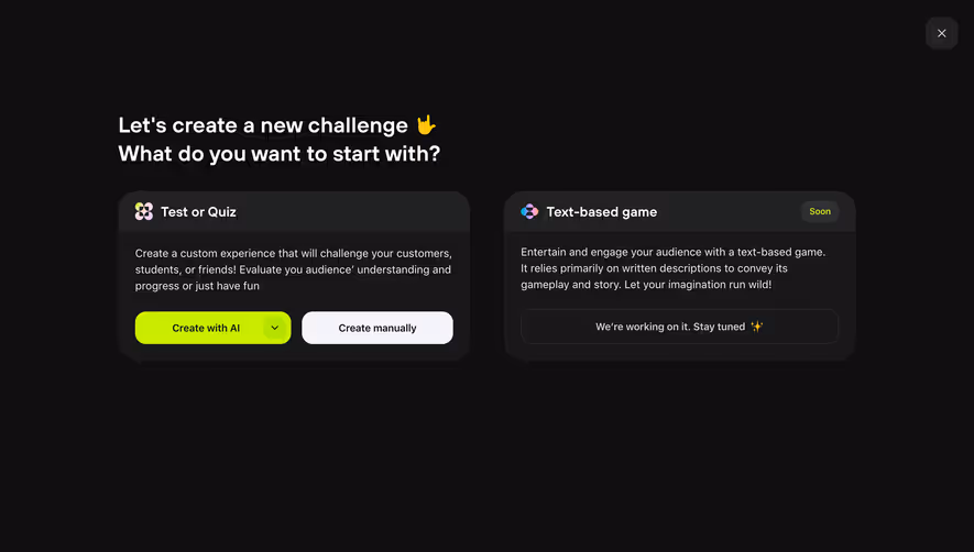 Meiro Create A Challenge