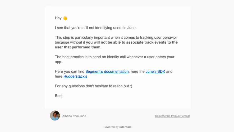 June Activation Emails