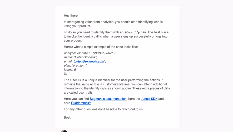 June Onboarding Email