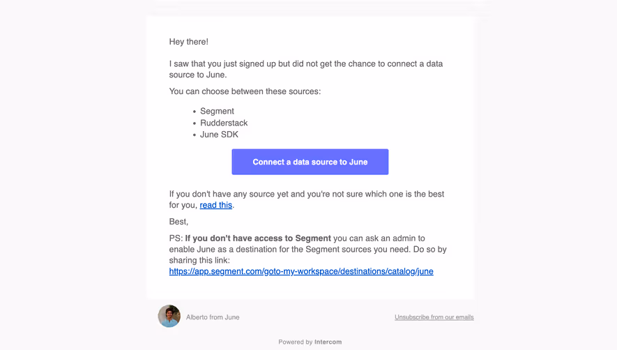 June Activation Emails